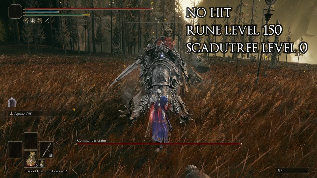 Commander Gaius - No Hit, RL150, Scadutree Level 0