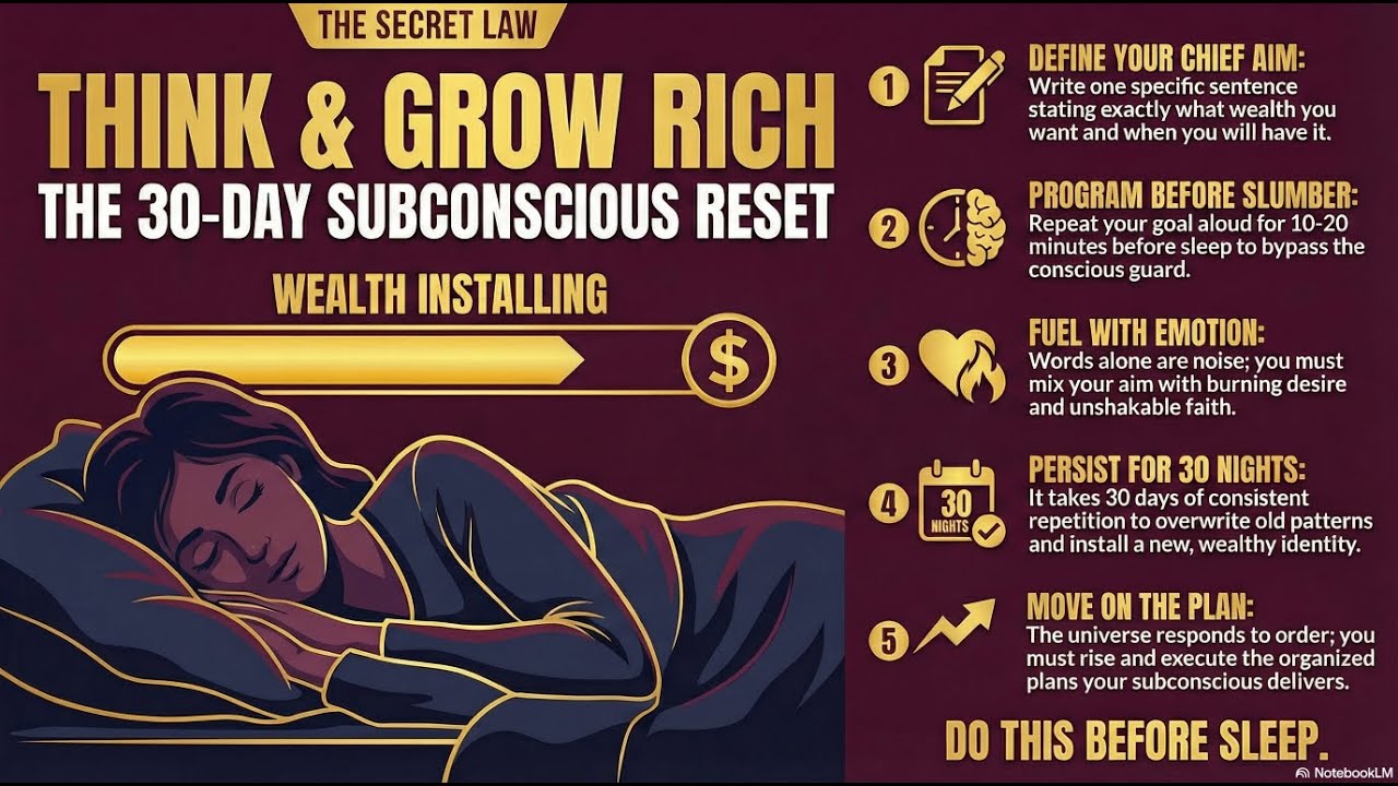 Think and Grow Rich Audio Book by Napoleon Hill’s : Wealth & Success Formula