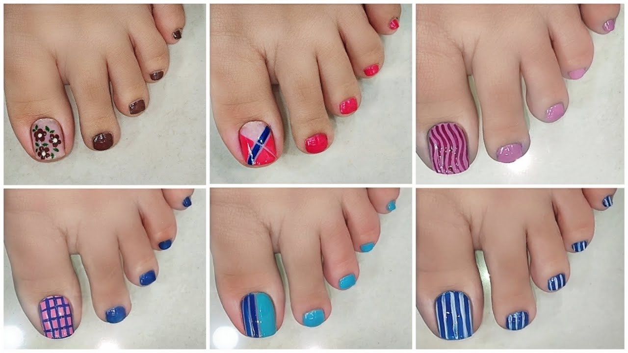 Best toe nail designs tutorial 2024 | Foot nail art compilation | Nail Delights 💅