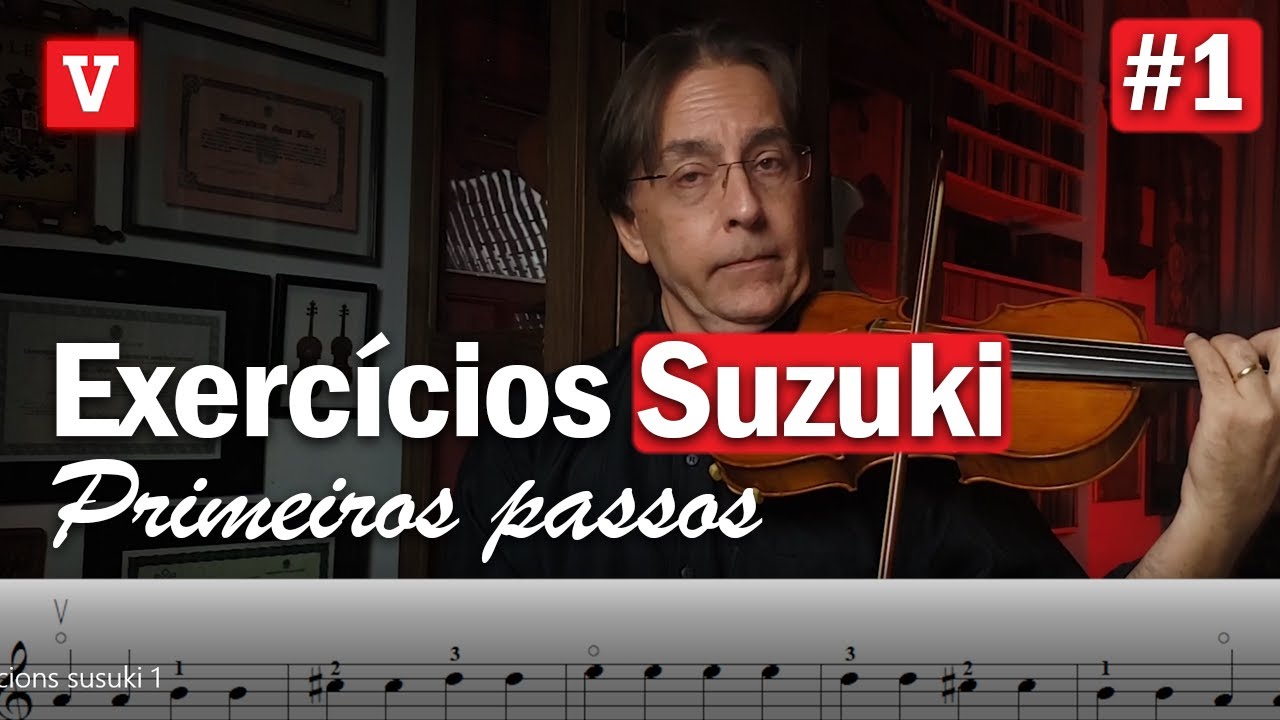 Brilha Brilha Estrelinha Aula Para Iniciantes | 1ª Exercício do Método Suzuki
