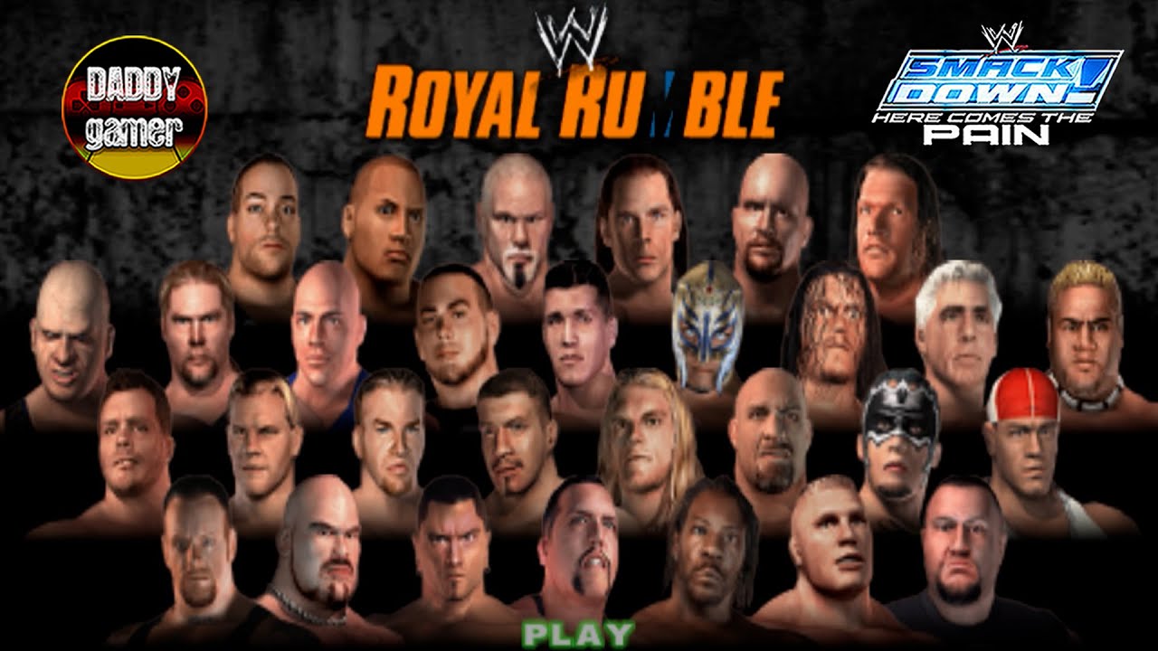 Undertaker (1st Entry) | 30-Man Royal Rumble Match | WWE SmackDown! Here Comes the Pain Gameplay