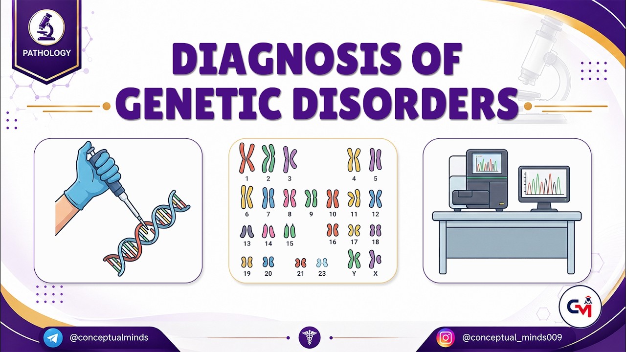 Diagnosis of Genetic Disorders | Prenatal & Postnatal Tests, Molecular Techniques, General Pathology
