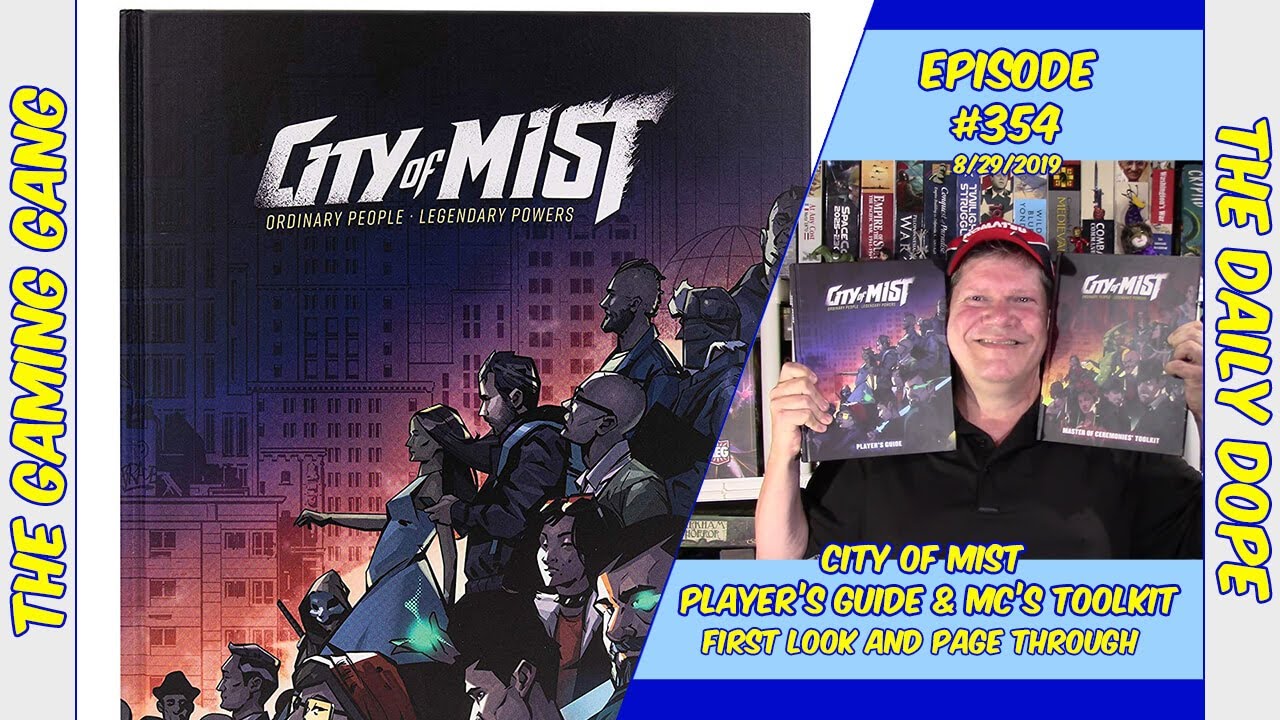 City of Mist Player's Guide - First Look and Page-Through on The Daily Dope #354