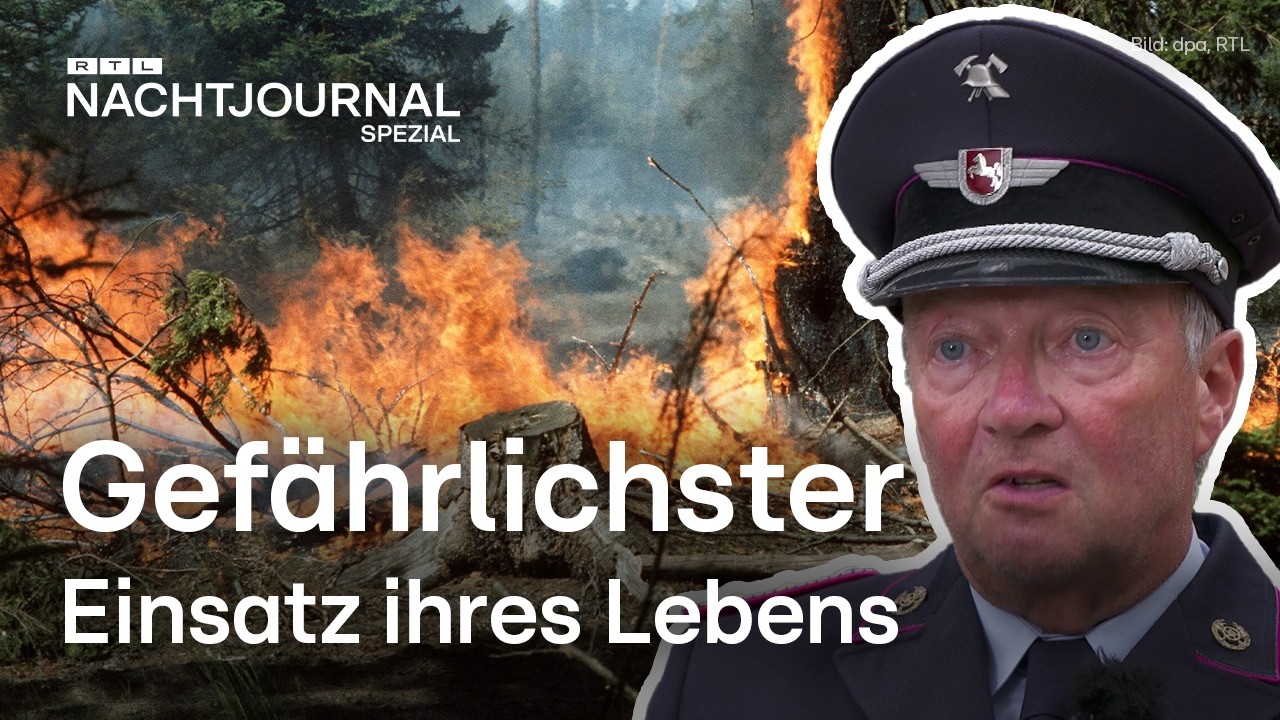 Der Jahrhundertbrand 1975 – als die Lüneburger Heide in Flammen stand | RTL Nachtjournal