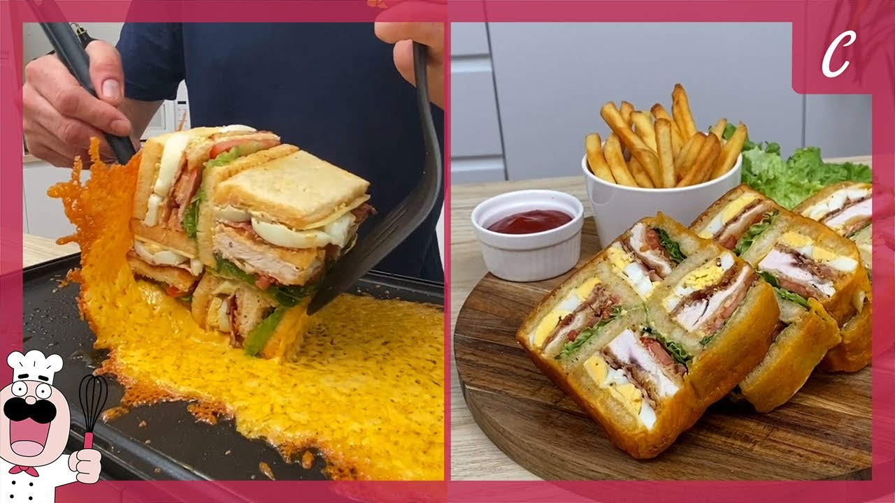 ¡El sándwich gigante! Descubre el sabor que desafía la gravedad y te hará perder la cabeza. 😉🥪