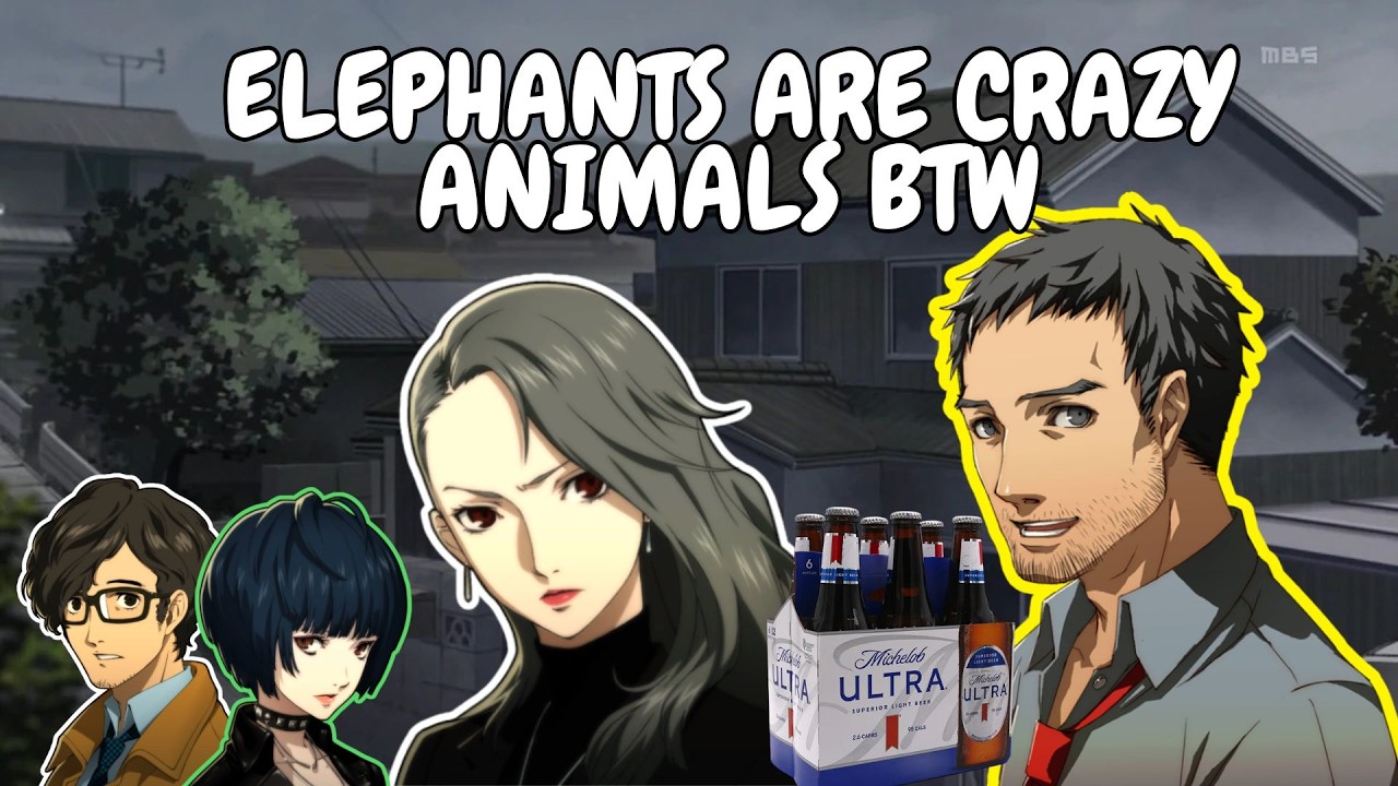 Is Dojima Getting Schnockered Or Is He a Responsible Adult? (Persona AI Skit)