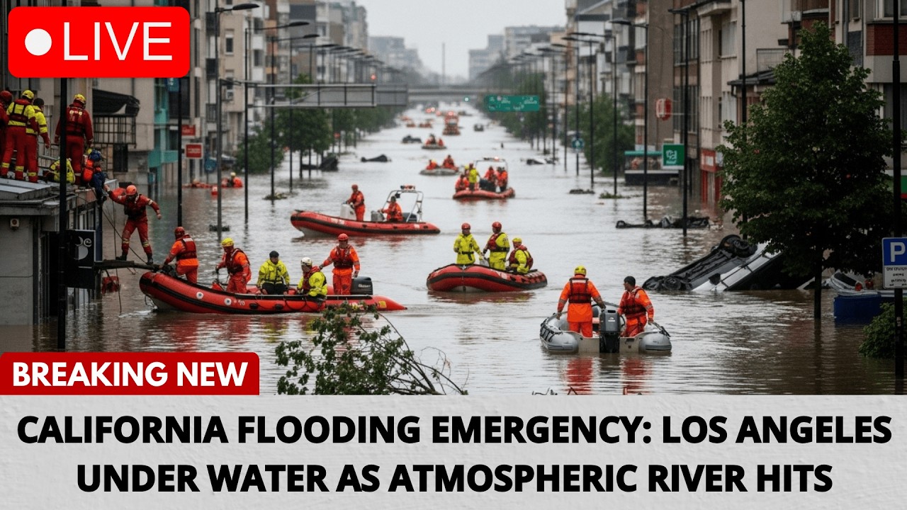 BREAKING: California Flooding Crisis 2026 - Atmospheric River Brings Devastating Flash Floods to LA