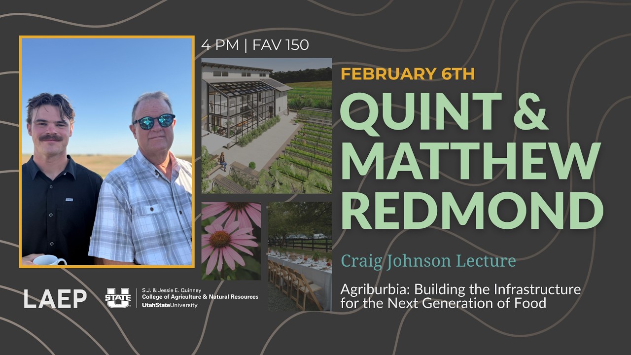 Quint & Matthew Redmond: Agriburbia: Building the Infrastructure for the Next Generation of Food