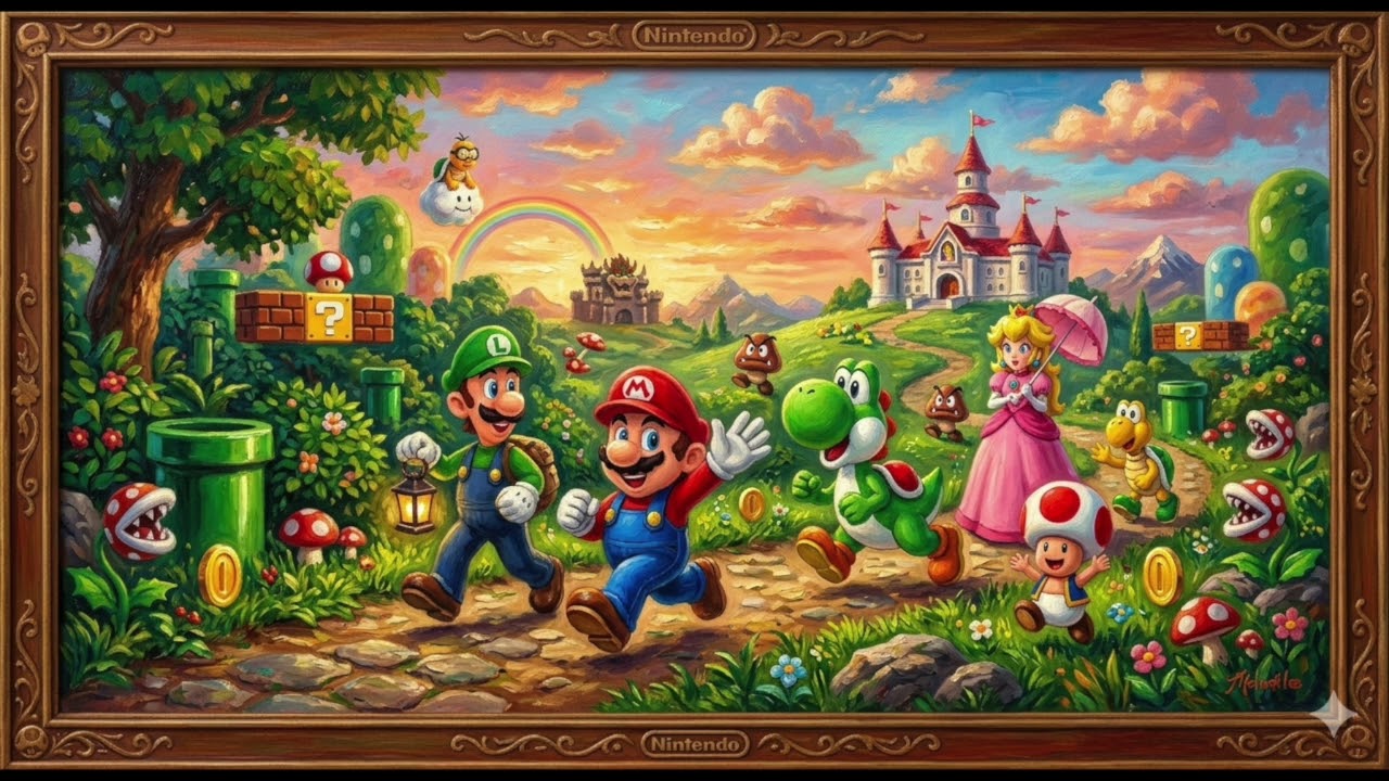 Super Mario screensaver