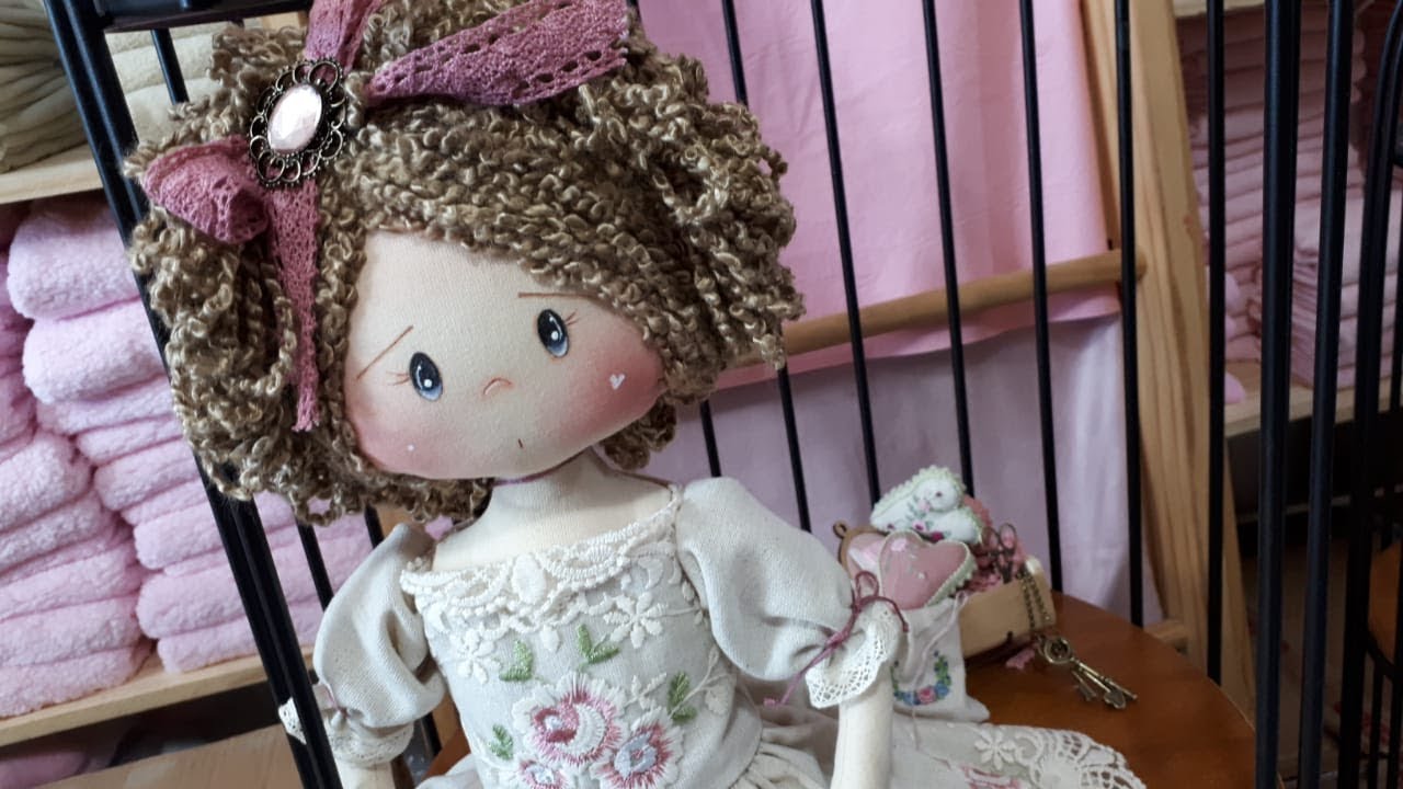 Aula da Pintura de Rostinho Boneca Marisa ❤❤❤