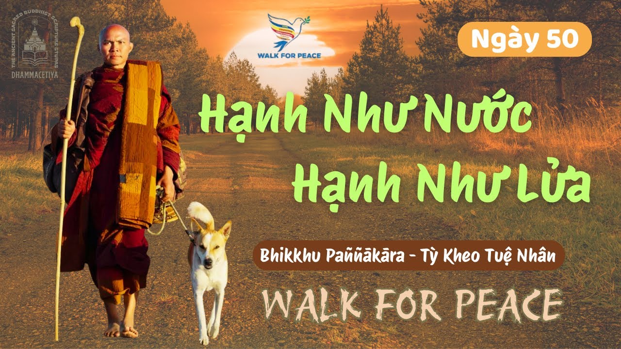 Thực Hành Hạnh Như Nước - Hạnh Như Lửa | Pháp Thoại Walk For Peace | 14-12-25 | Sư Tuệ Nhân