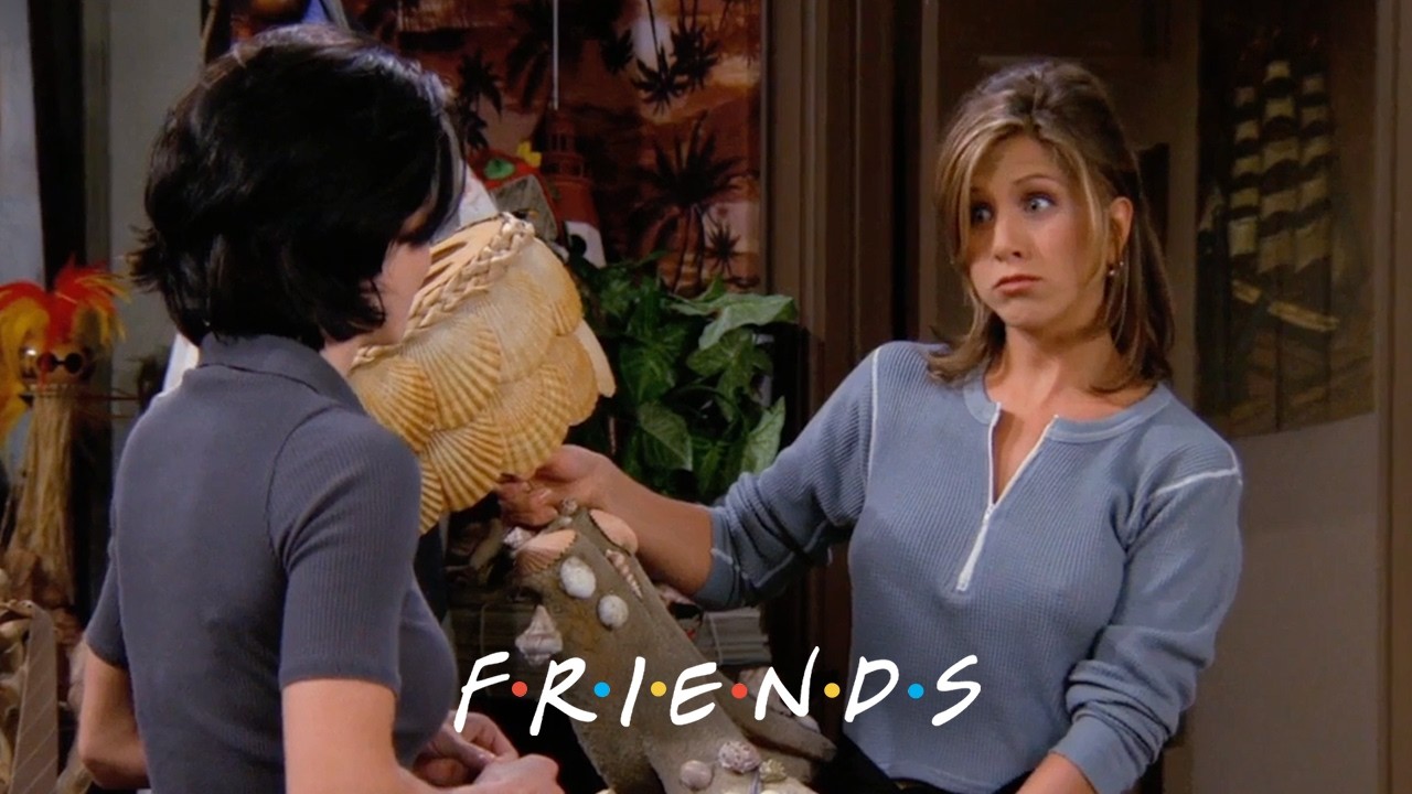Monica Breaks Rachel's Shell Lamp | Friends