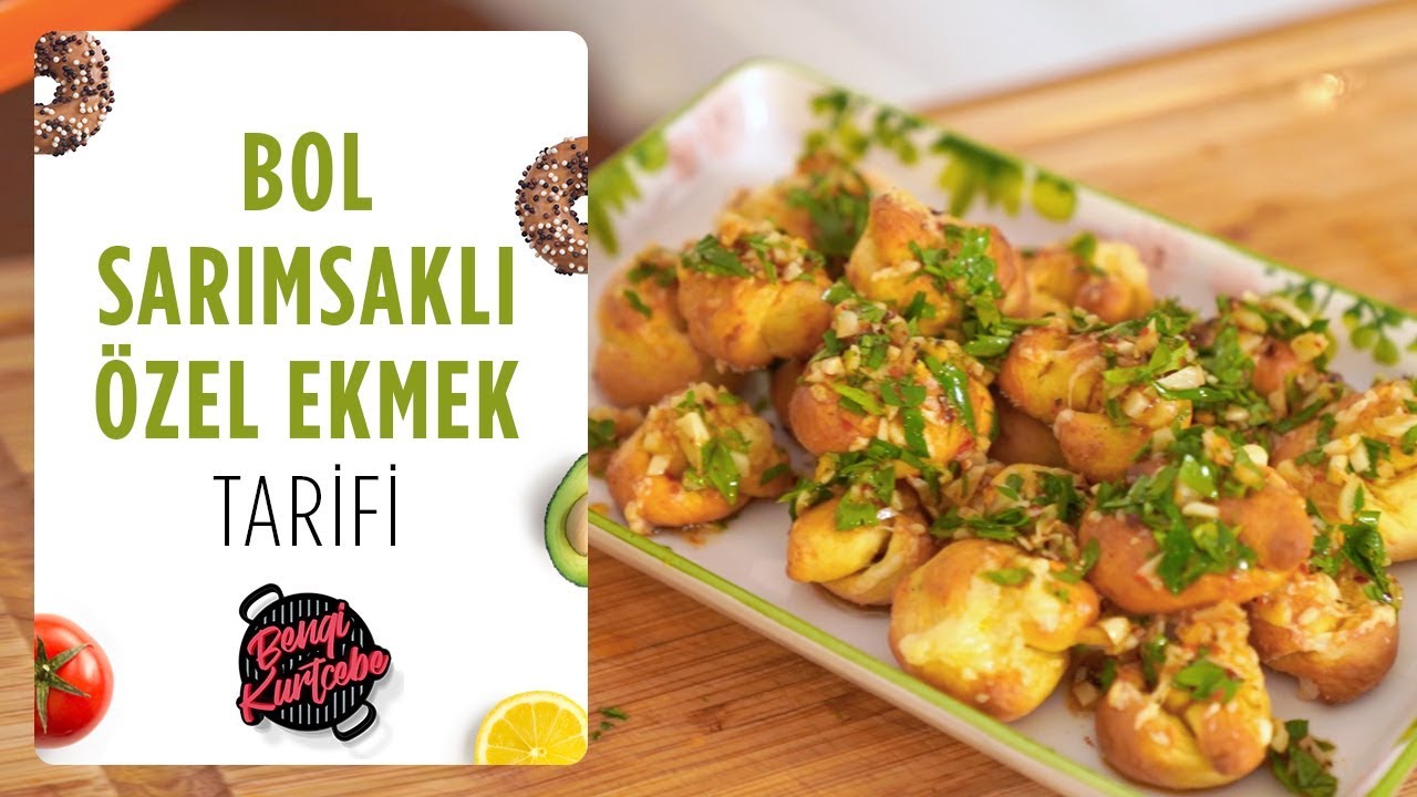 Bol Sarımsaklı Ekmekçikler | Özel Ekmek Tarifi!