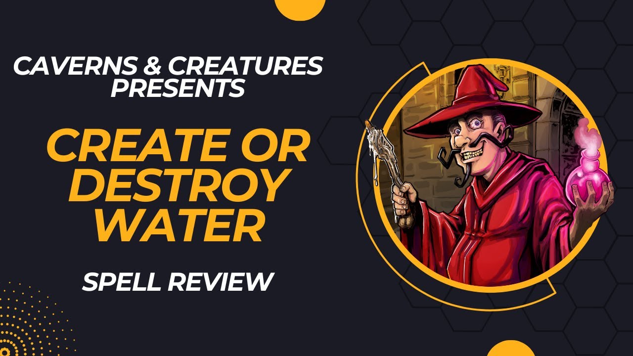 Create or Destroy Water 5e: Make It Rain