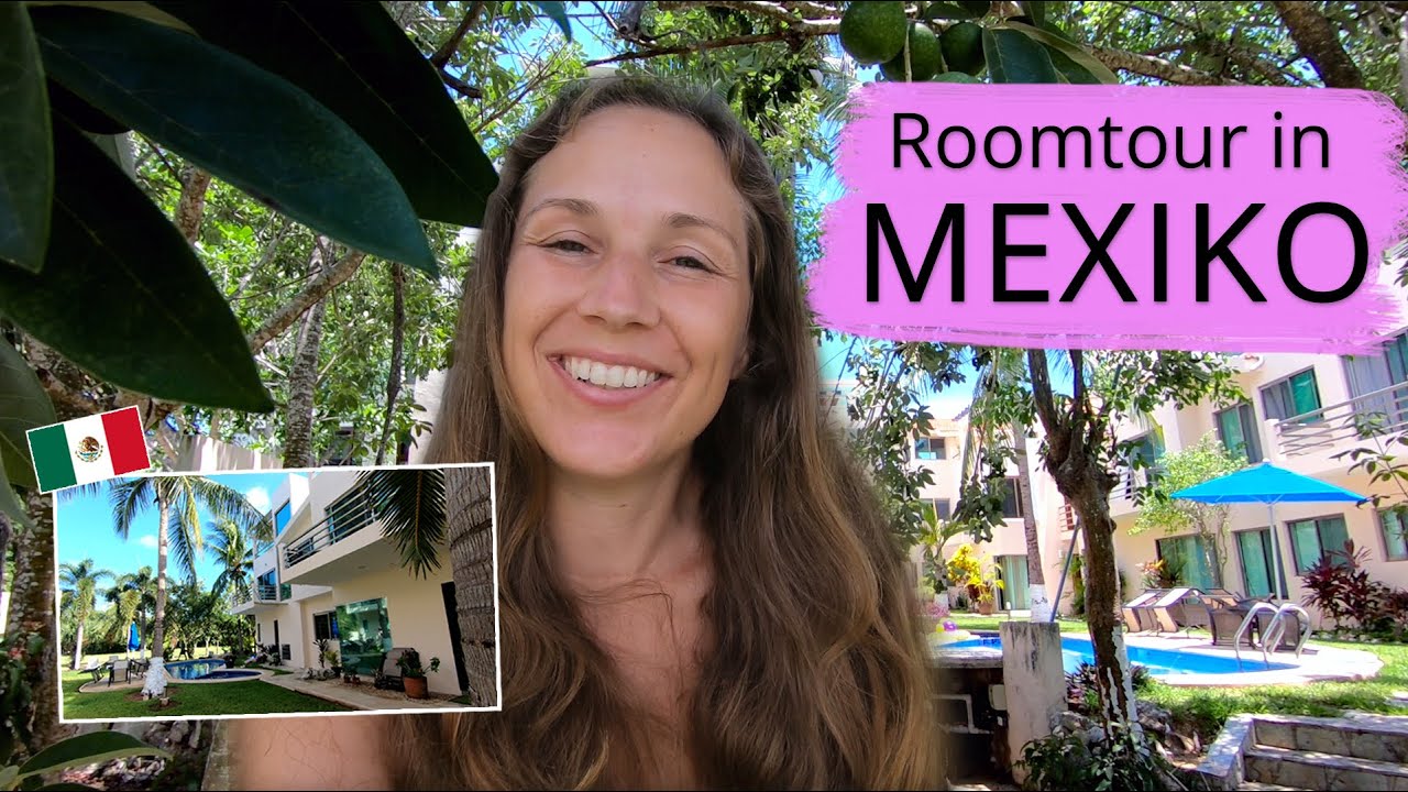 Roomtour in Mexiko 🇲🇽 Unser Haus mit Pool am karibischen Meer