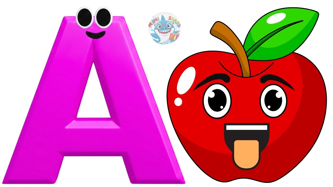 A is for Apple | A A Apple | A to Z ABC Phonics Song for Kids | Phonics Fun  #kidssongs