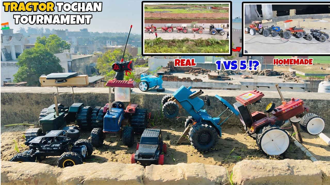 SWARAJ POWER 🔥| Tractor Tochan Tournament में Tractors की बन गई रेल 😱|