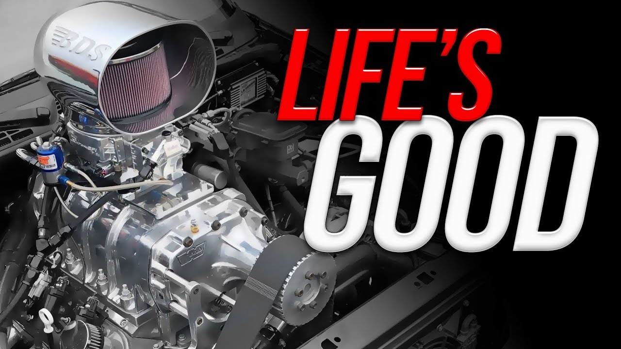 Supercharged LS Swapped S-10 with Sniper EFI! - Holley LS Fest