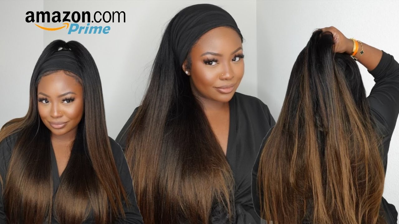 AMAZON PRIME WIG | OMBRE HEADBAND WIG | NO GLUE! PROTECTIVE HAIRSTYLE | UNICE