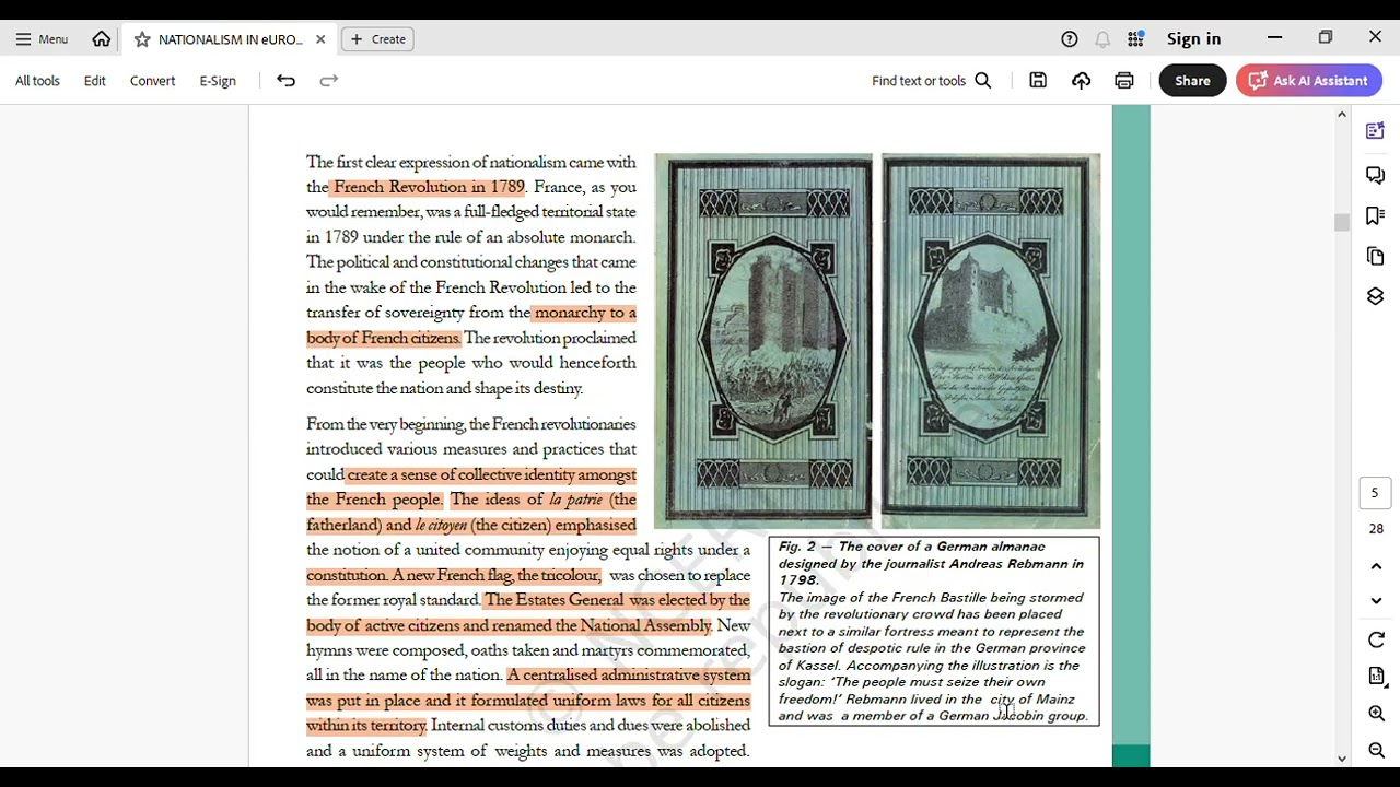 CLASS 10 NCERT HISTORY CHAPTER THE RISE OF NATIONALISM IN EUROPE PART 2
