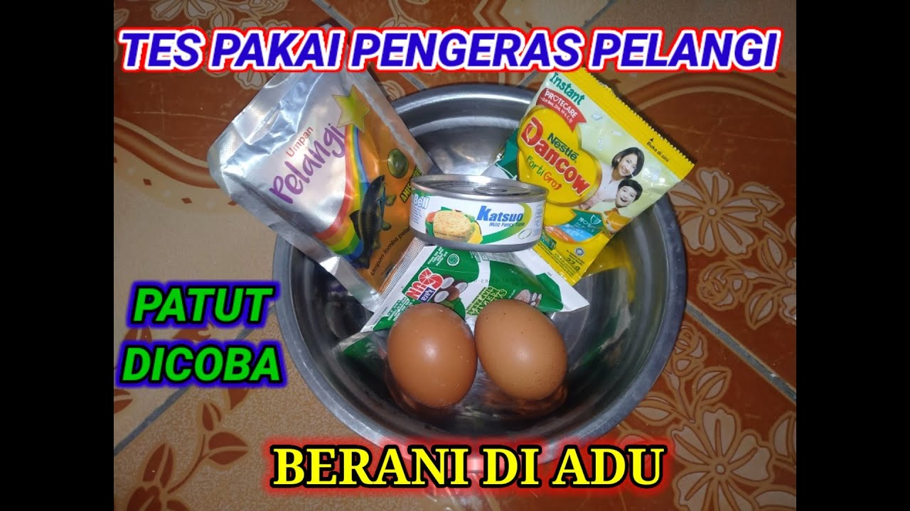 Umpan Ikan Mas Pakai Pengeras Pelangi (Produk Kang Ito).. Mantul & Berani Di Adu..
