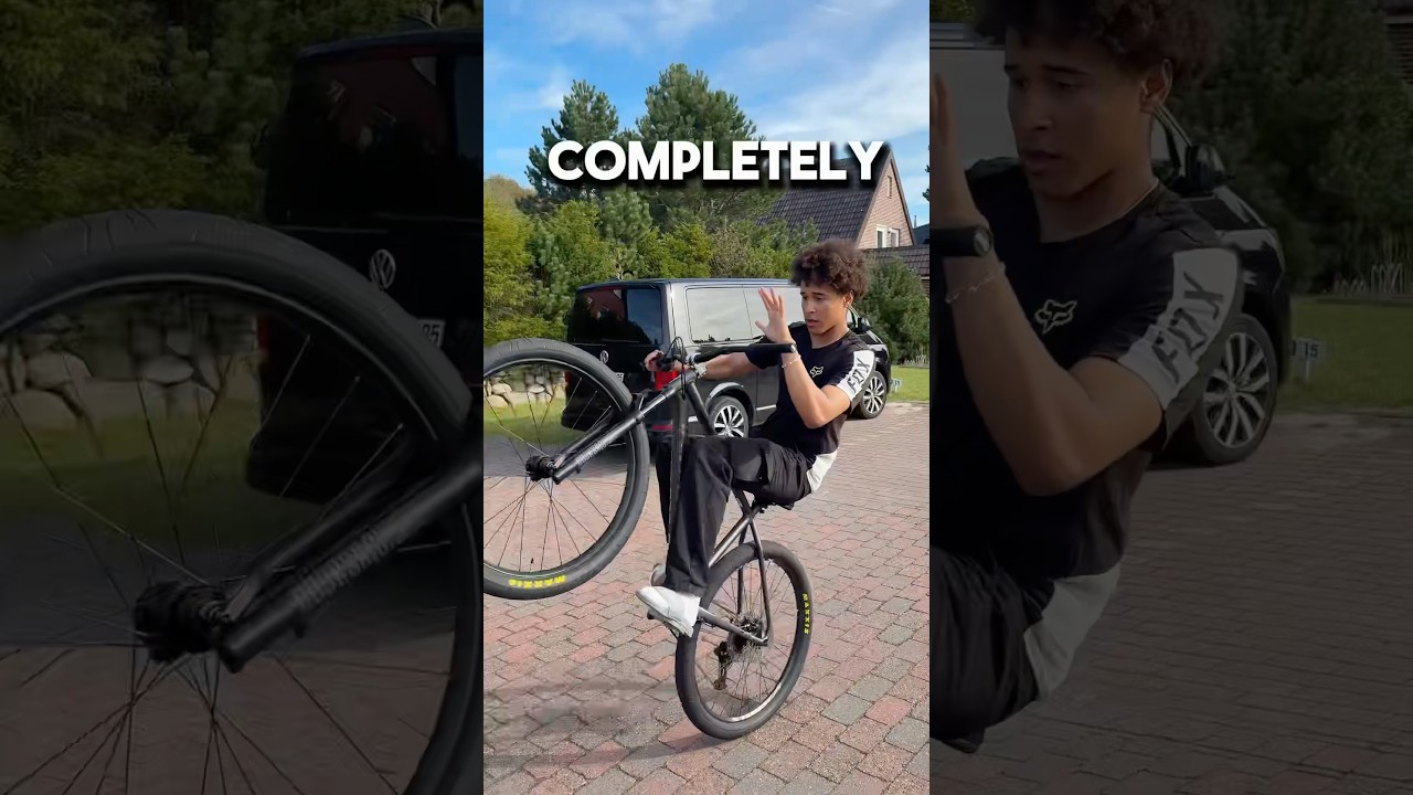 How to onehand wheelie🔥 &bull; #wheelie #mtb #tutorial