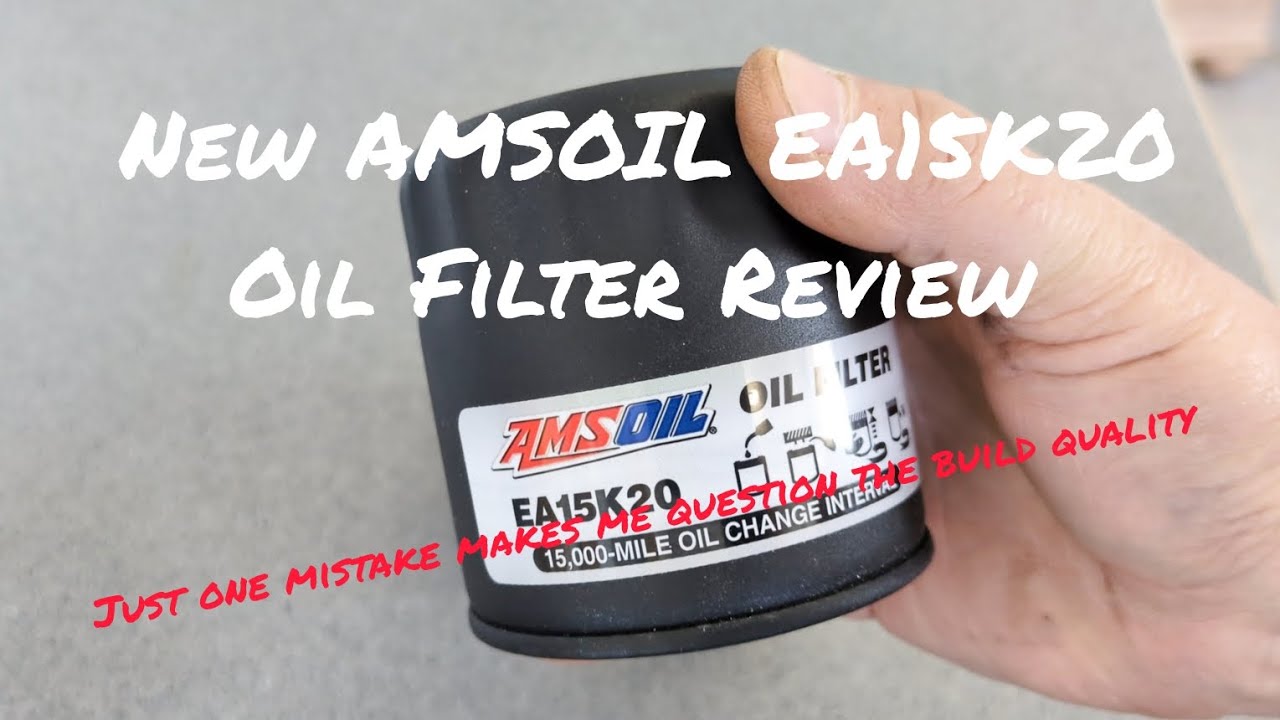 New AMSOIL oil filter Review
