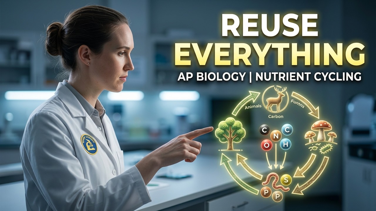 Nutrient Cycling & Decomposition Explained | AP Biology Ecosystem Ecology Review