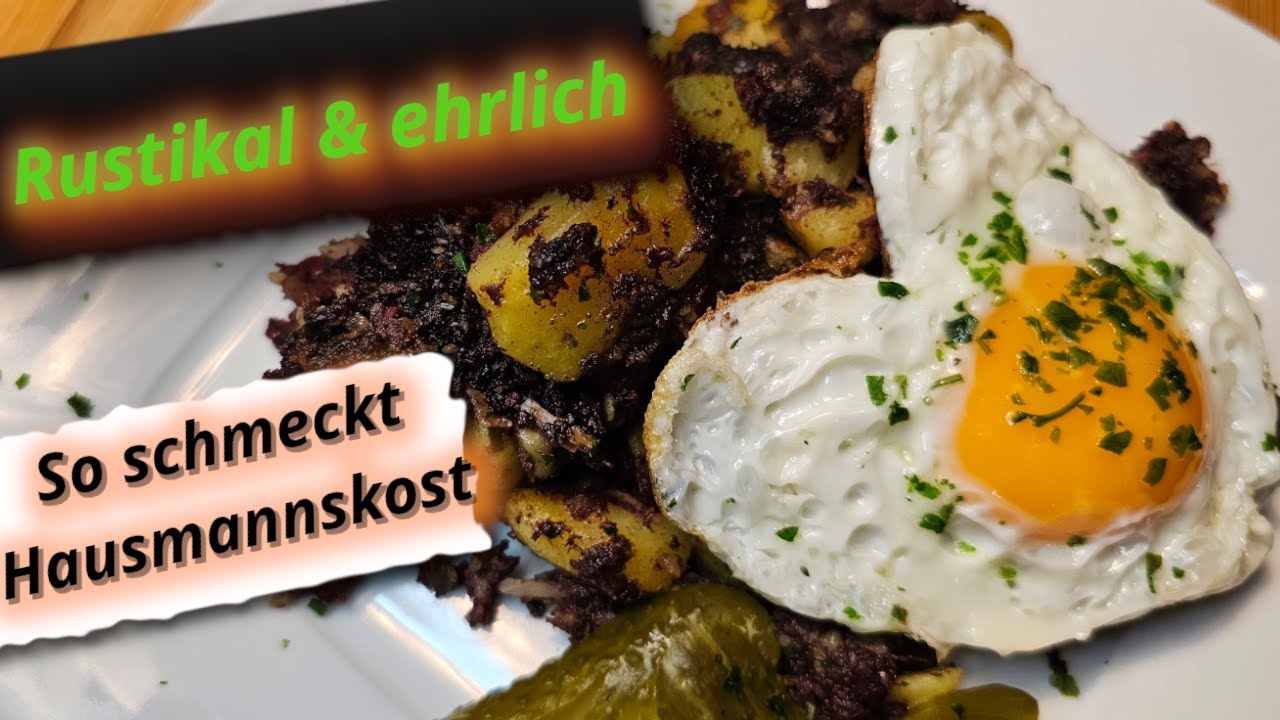Blunzengröstl (Blutwurst-Gröstl) | Klassische Hausmannskost aus der Pfanne