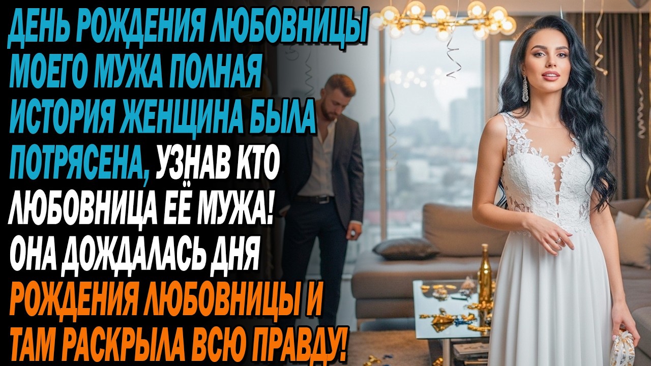 🎂 Женщина дождалась дня рождения любовницы, а затем раскрыла всю правду! ⚡💔