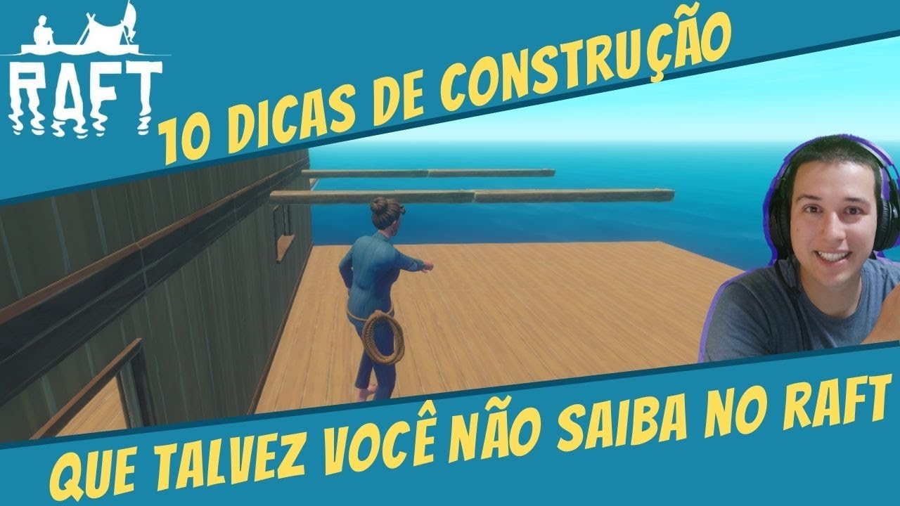 Raft | 10 dicas de construção que você provavelmente não sabia dentro do game | Piso sem coluna