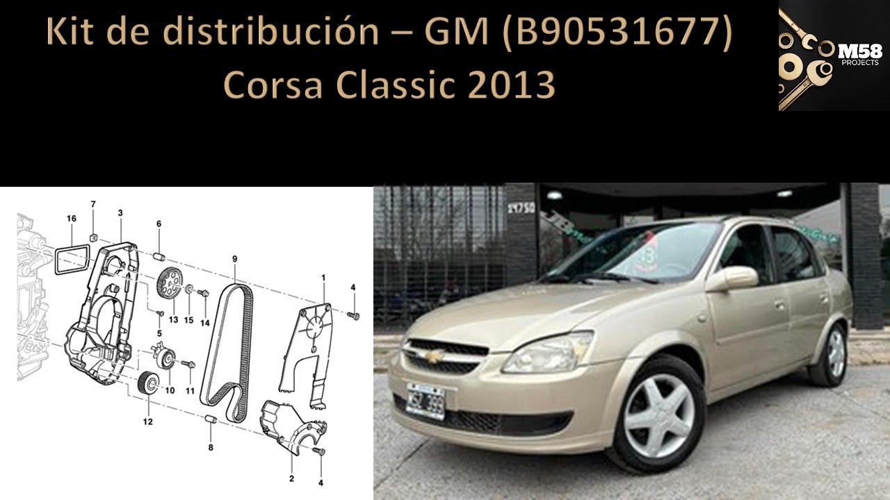 ¡Cambia el Kit de distribución de tu Corsa Classic en solo 20 Minutos! 🚗 #Correa #Chevy #TimingBelt