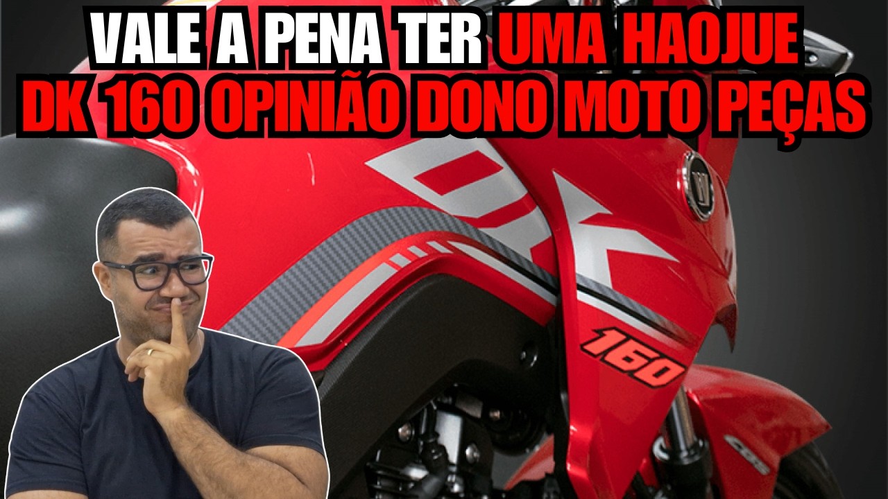 VALE A PENA TER UMA SUZUKI HAOJUE DK 160 EM 2024 2025 OPINIÃO DONO MOTO PEÇAS!