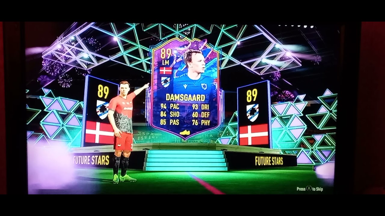 Fifa 22 - Packing Damsgaard (Future Stars) From Team 1 Pack Good Player