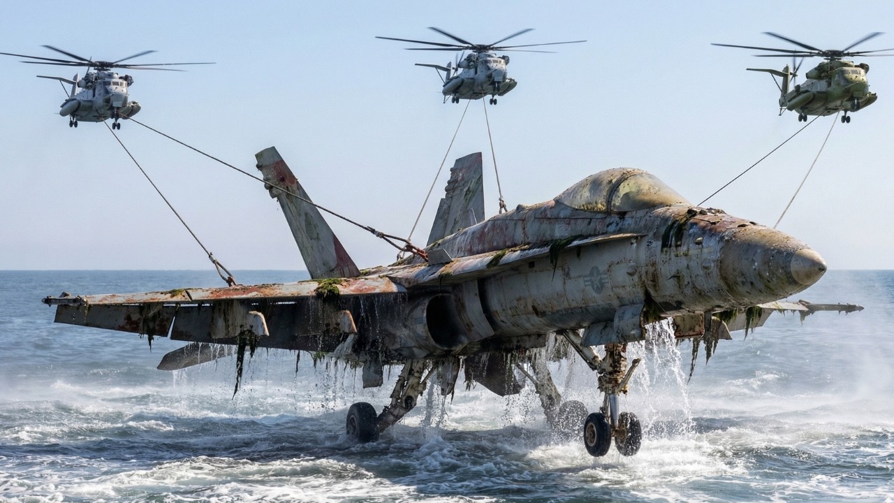 Recovered from Deep Water, Restored 100% — F-105 Thunderchief!