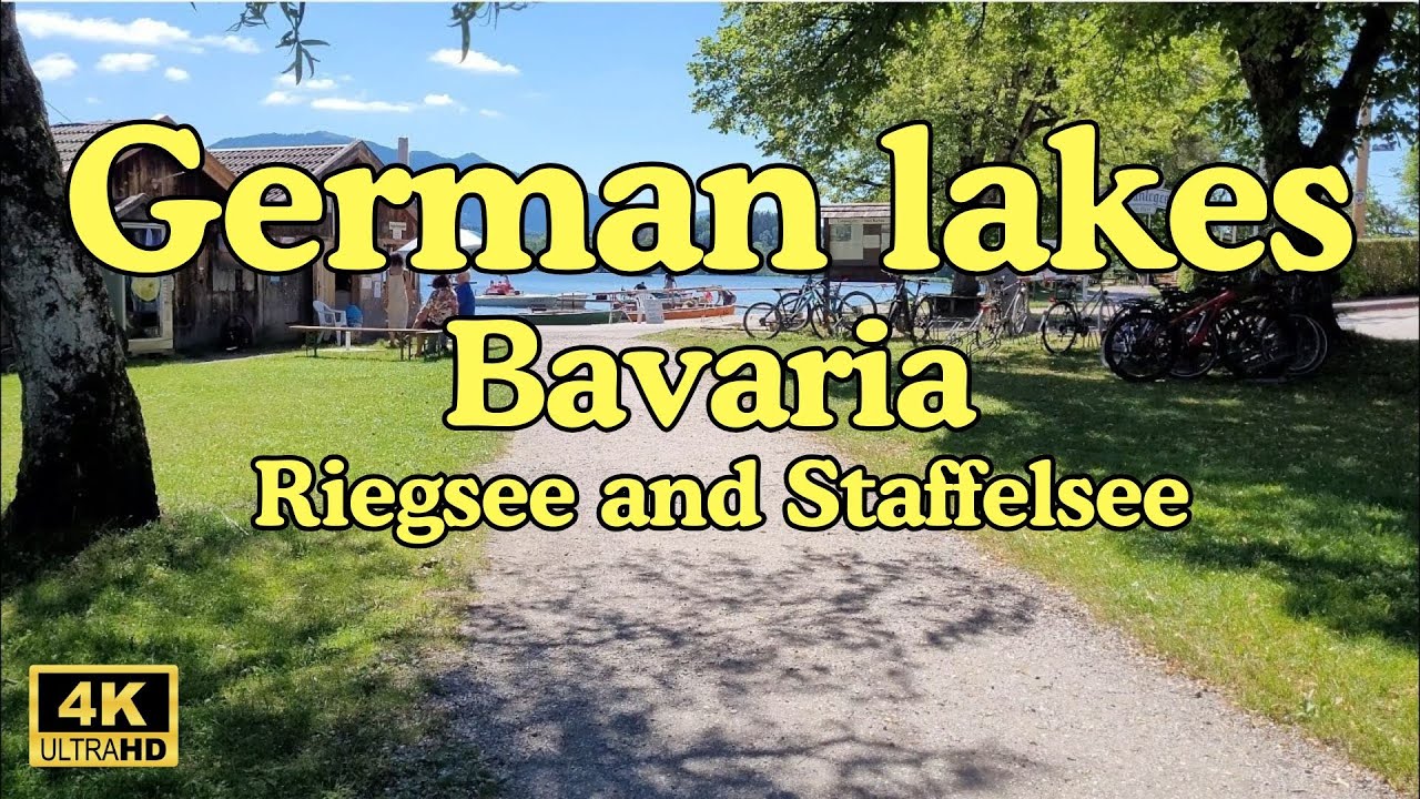 German lakes, Riegsee and Staffelsee, Bavaria, Germany