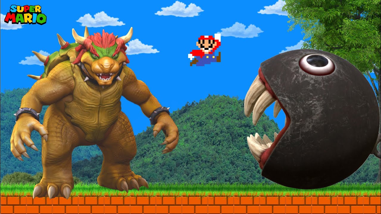 Every time Mario jumps, everything turns into reality