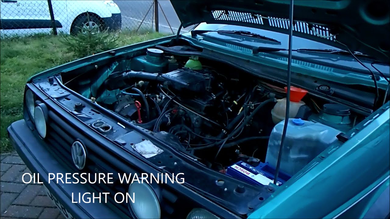 Volkswagen Golf MK2 first start after cylinder head gasket