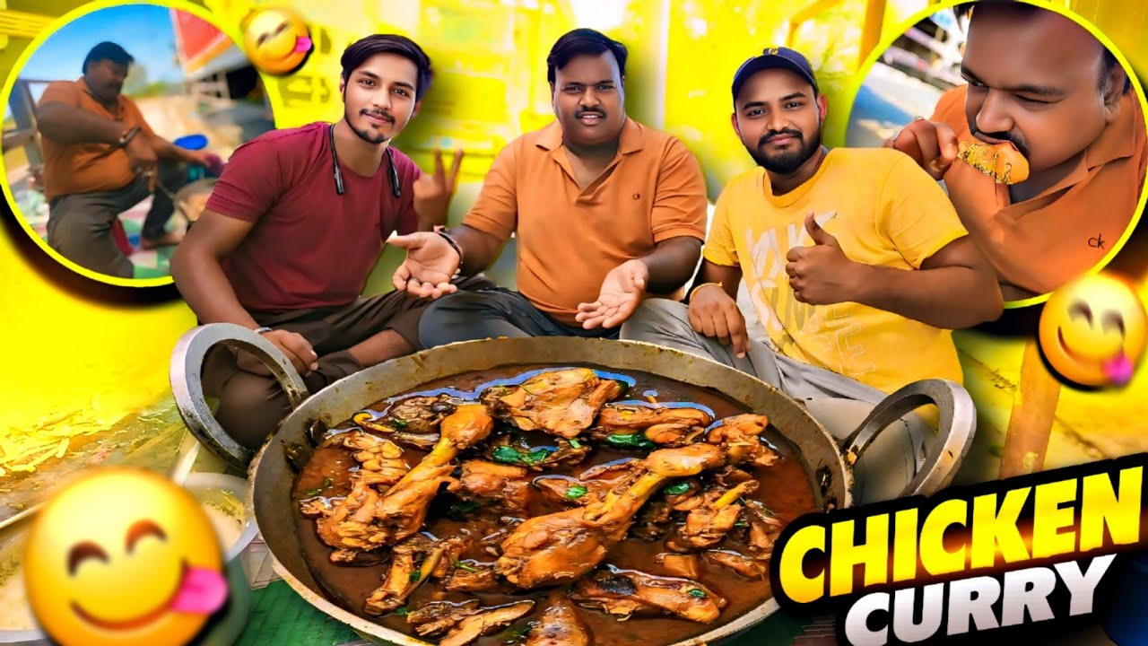 Aaj Humne Banaya Driver Special Desi Chicken Curry 😋 || Kadaknath Chicken Nahi Banaa Paye || #vlog