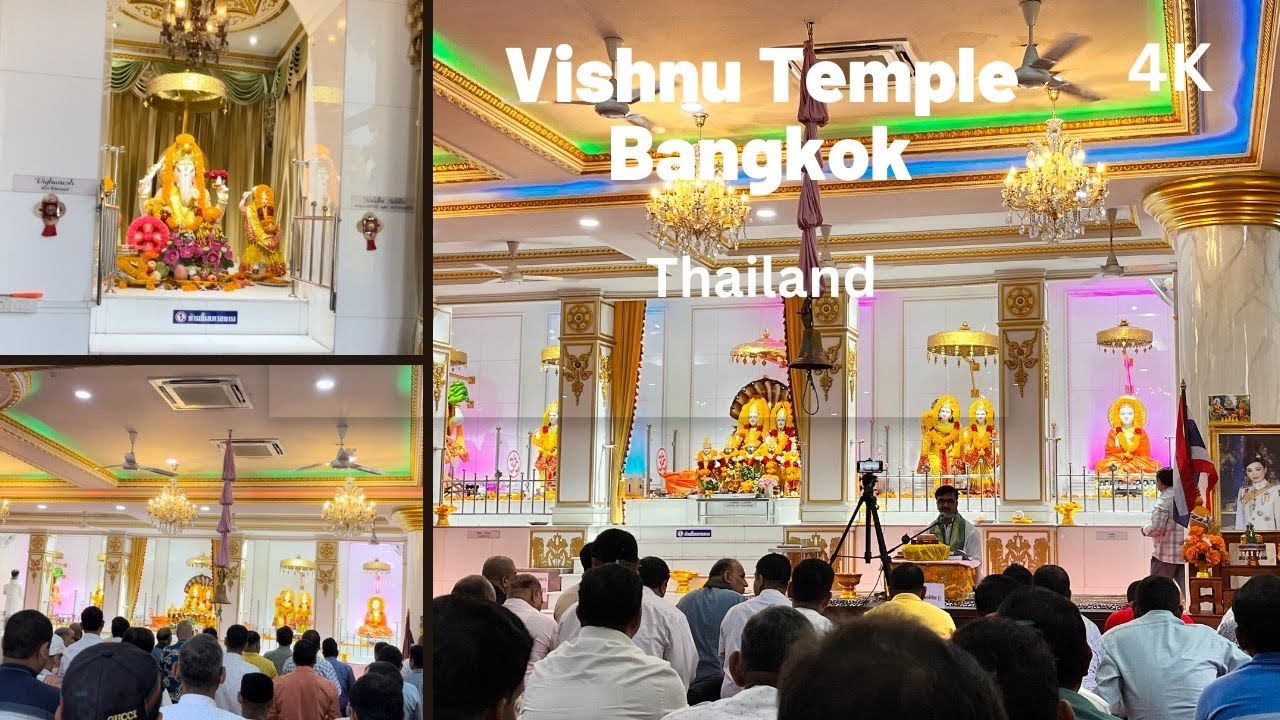 Vishnu temple sathon Bangkok | Hindu temple { WAT } Indian in Thailand