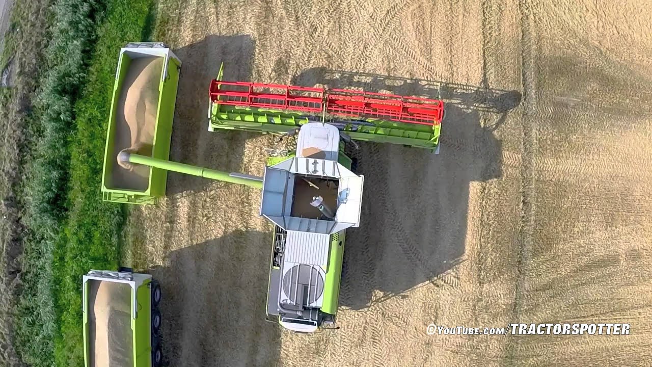 Claas Lexion 780 TT | Challenger MT765D | Terberg 10x4 | Wheat Harvest '14 - Veerman Goudswaard