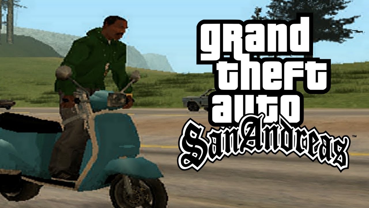 Playing Grand Theft Auto: San Andreas