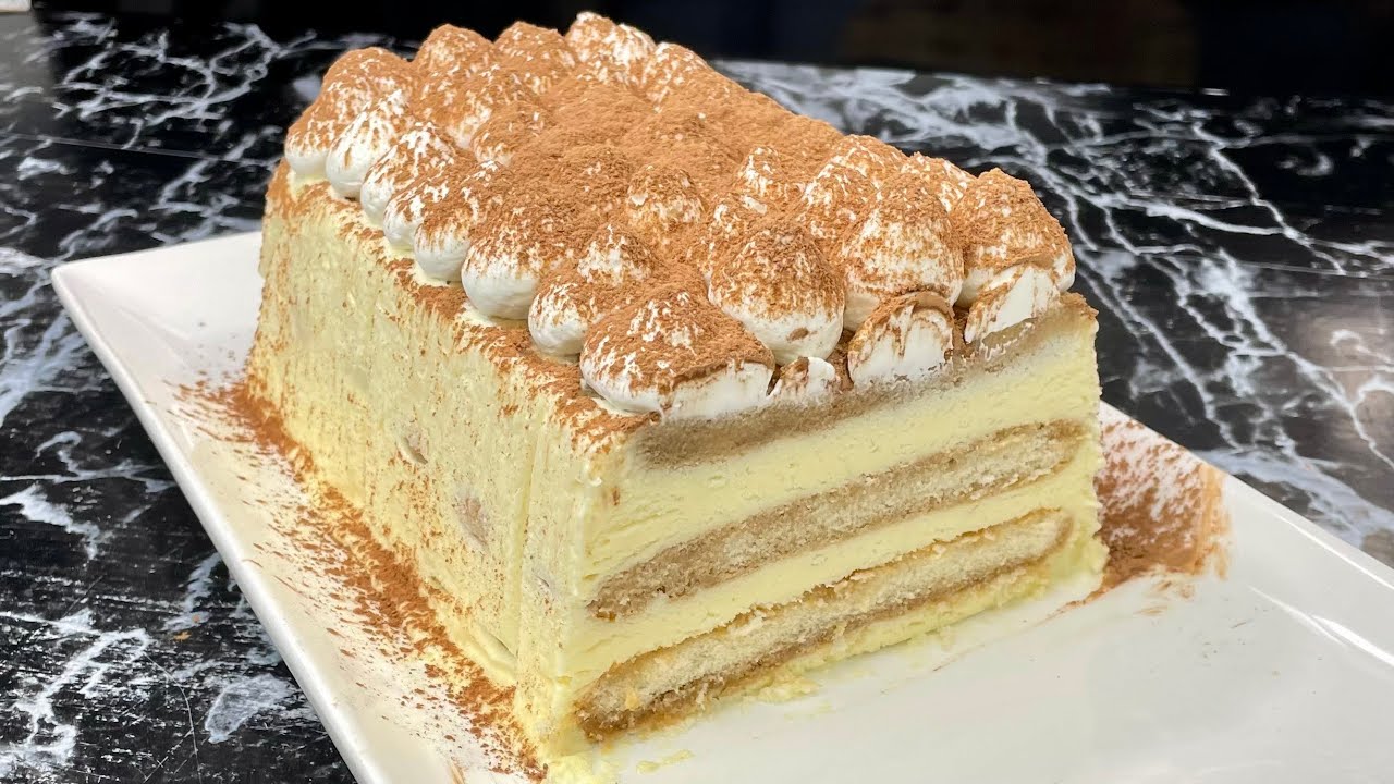 L'unique BÛCHE TIRAMISU 🪵👩🏻‍🍳 Sans cuisson Sans matériel particulier