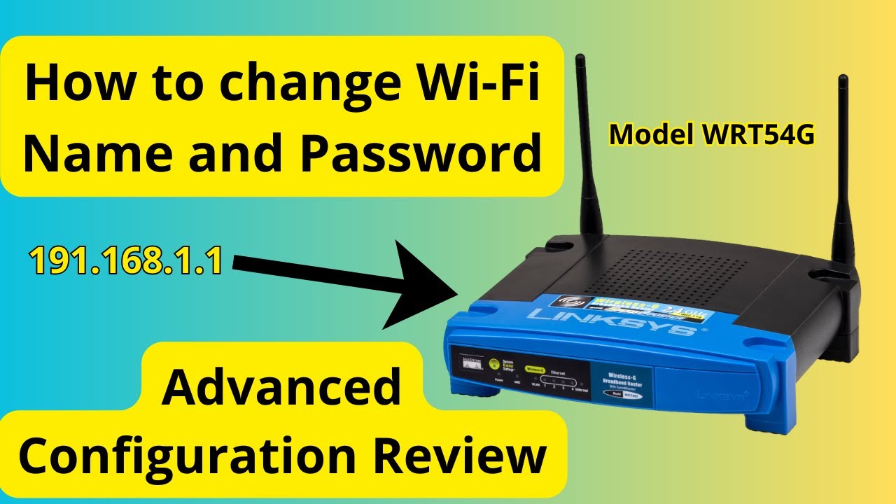 Linksys WRT54g. Configuration Router Wireless-G 2.4GHz 54Mbps