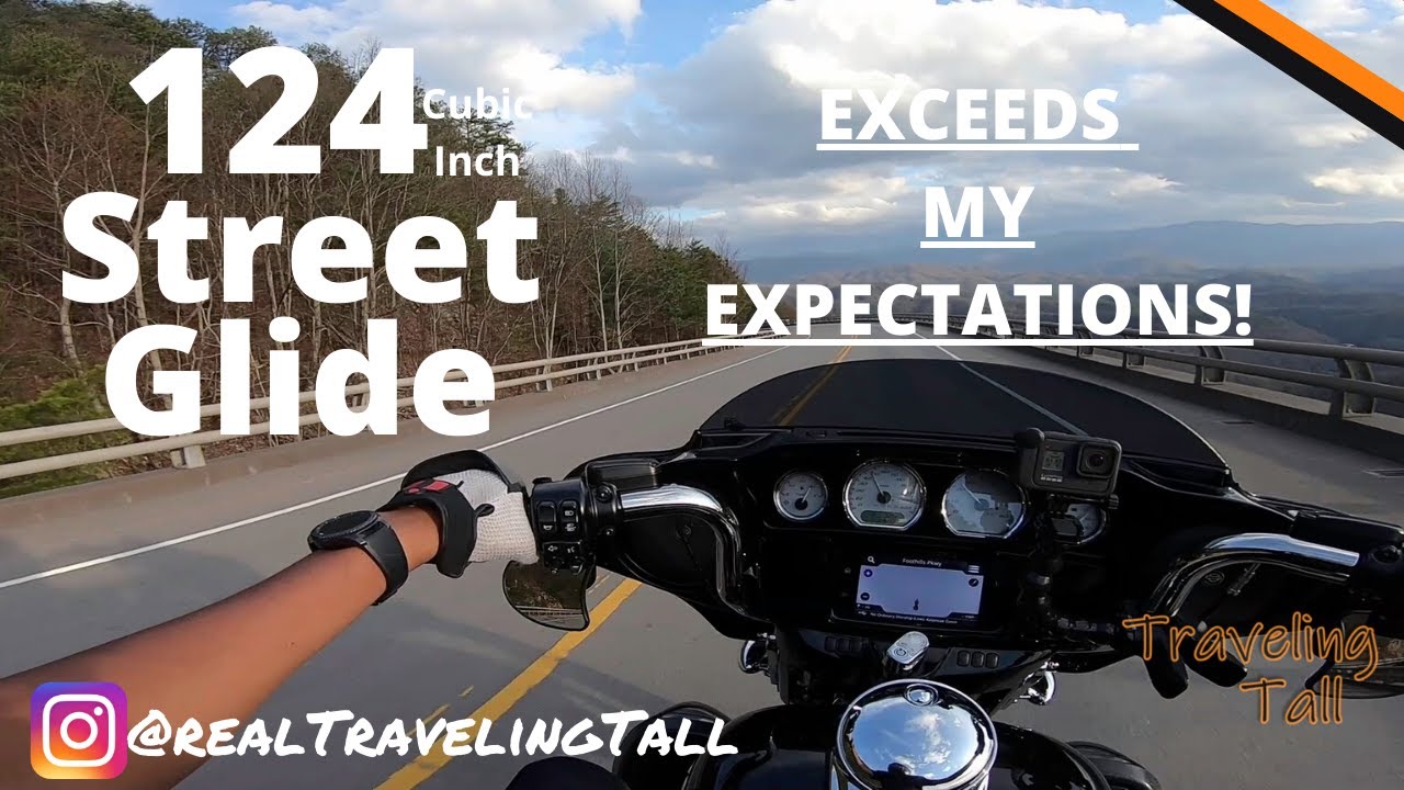 Производительность мотоцикла Harley-Davidson Street Glide объемом 124 кубических дюймов на трассе...
