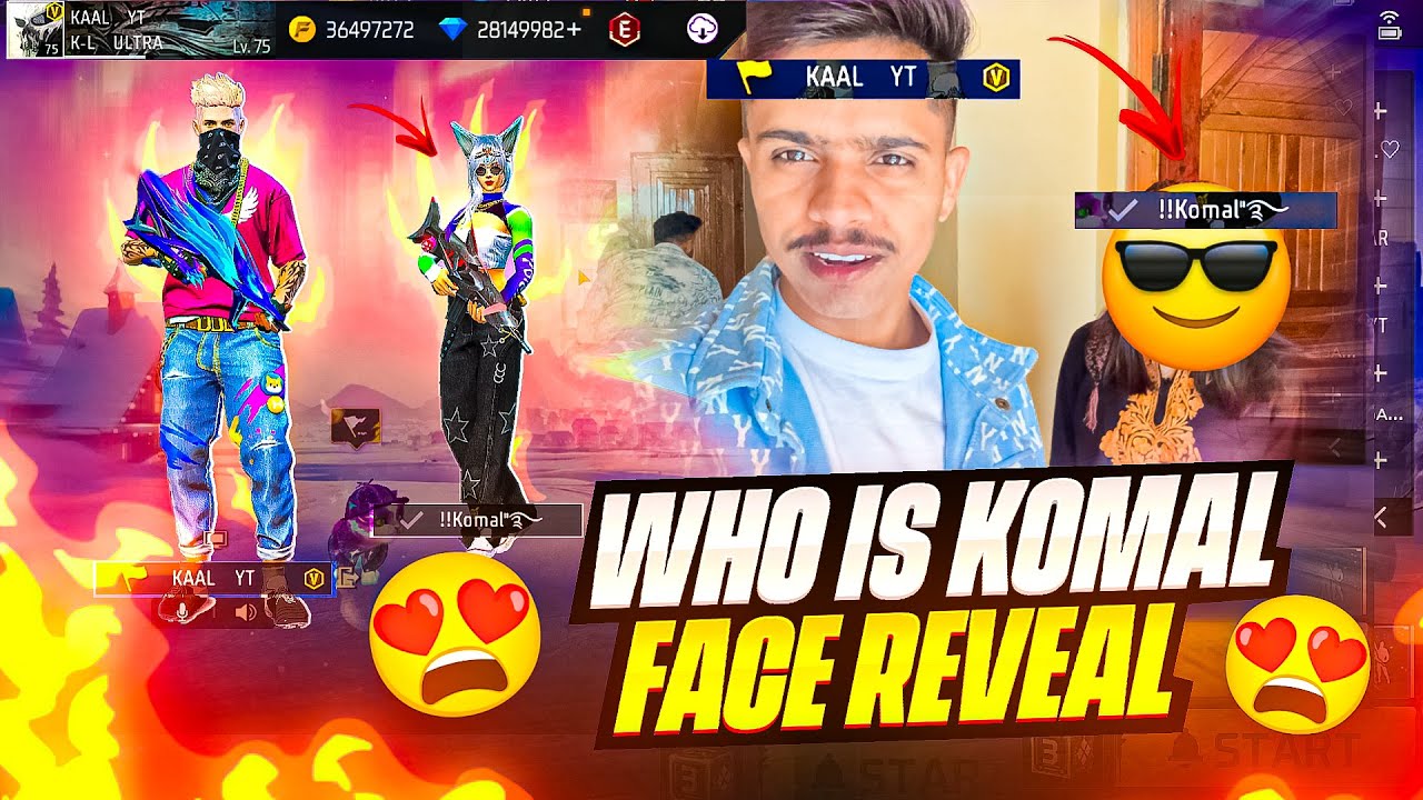WHO IS KOMAL || KOMAL FACE REVEAL ? FIRST VLOG WITH KOMAL