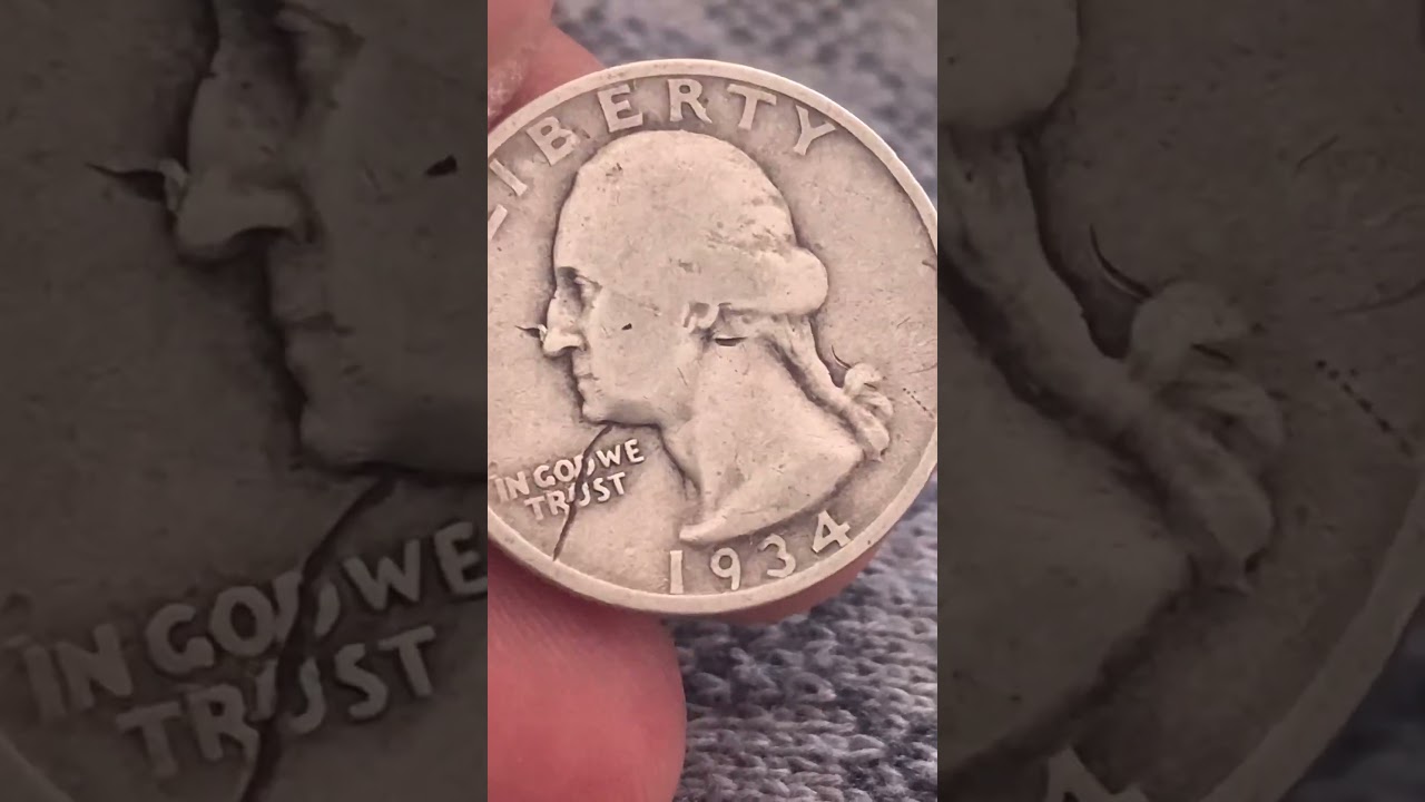 S0102:  Circulated 1934(D) Washington Quarter 
