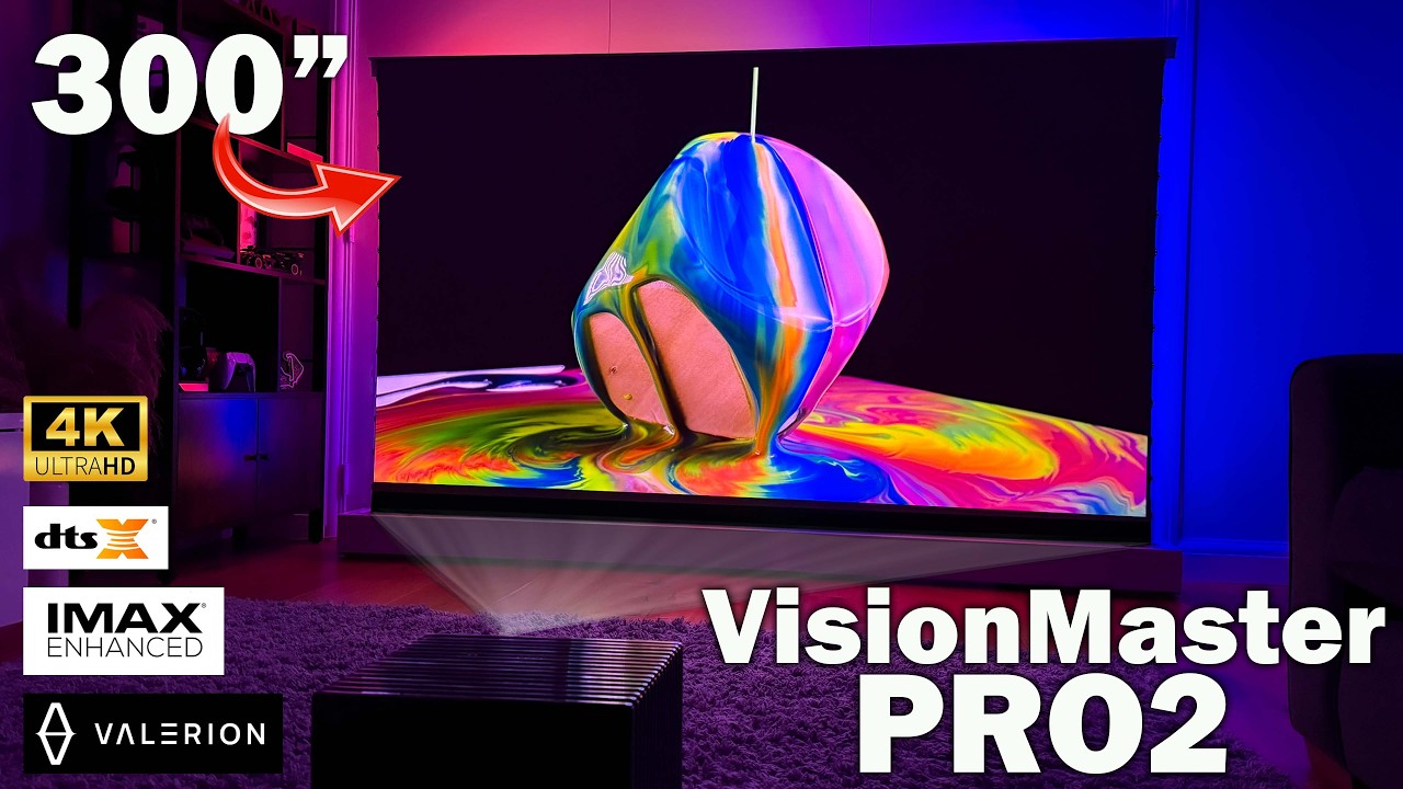 Valerion VisionMaster Pro 2 4K Projector | Ultimate Cinema Experience At Home