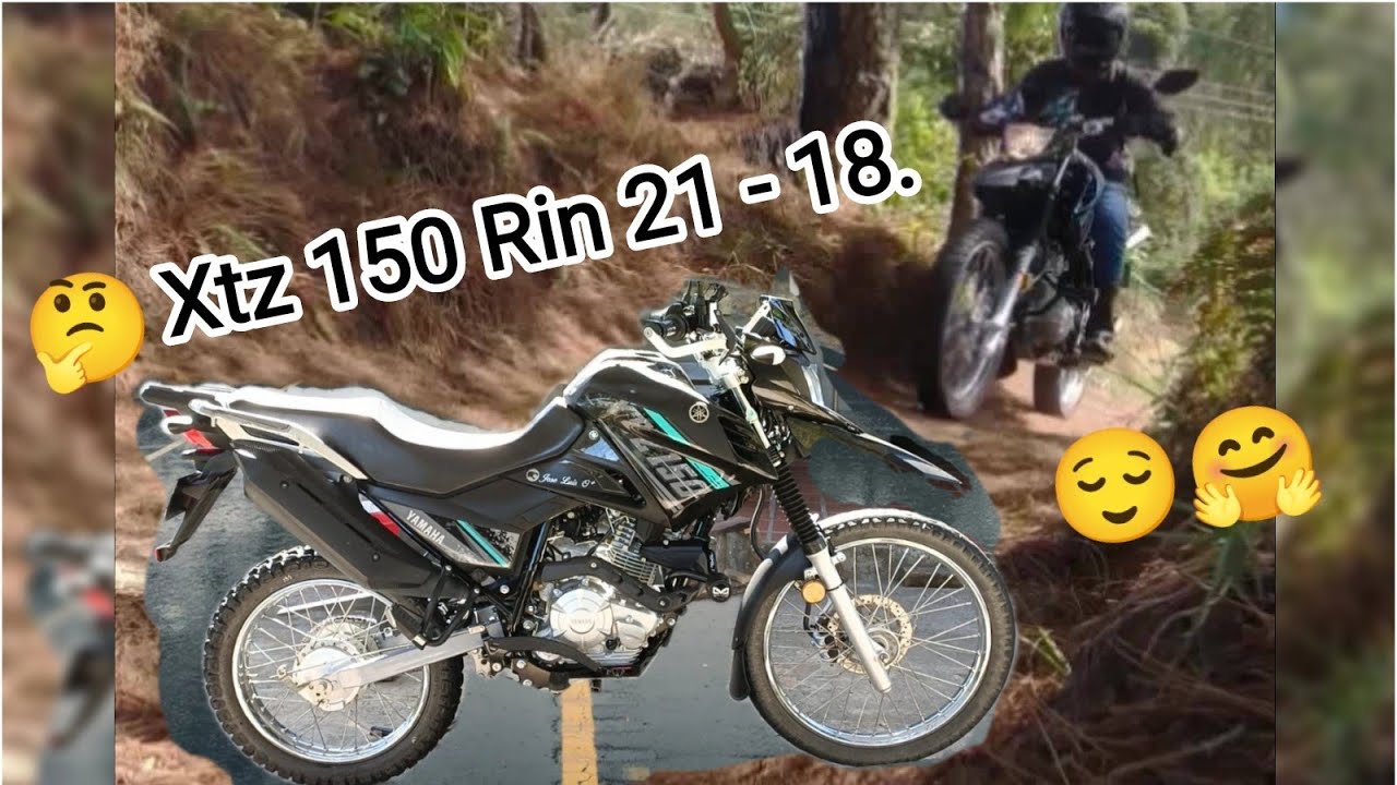 XTZ 150 con ruedas o rines 21-18. Que opinan??? #yamaha  #xtz150 #xtz125 #Ganaderíaymuchomás