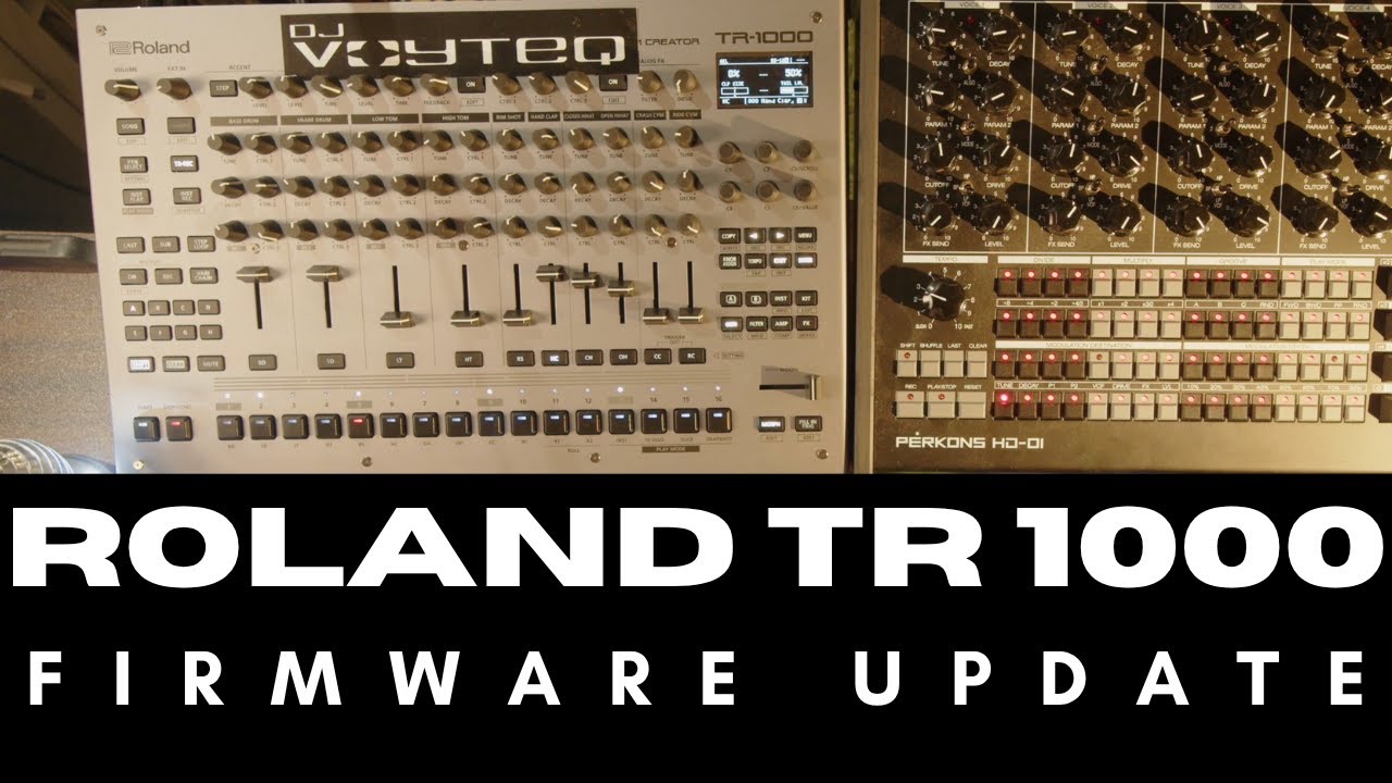 Roland TR 1000 Firmware Update